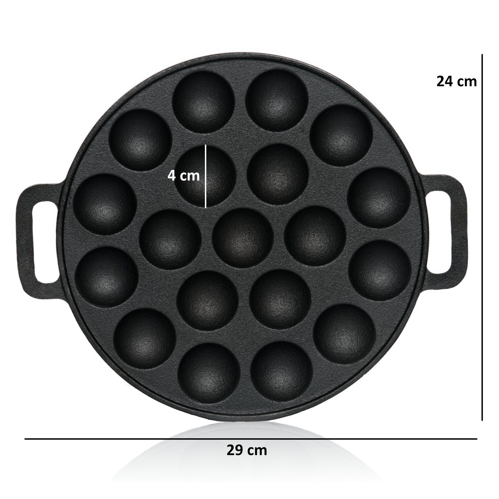 Poffertjes Pfanne, Ø 24 cm, für 19 Förtchen