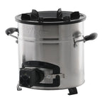 Raketenofen "RAKETE #3", Edelstahl, Rocket Stove inkl. USB Kabel und Stecker