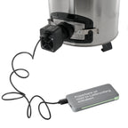 Raketenofen "RAKETE #3", Edelstahl, Rocket Stove inkl. USB Kabel und Stecker