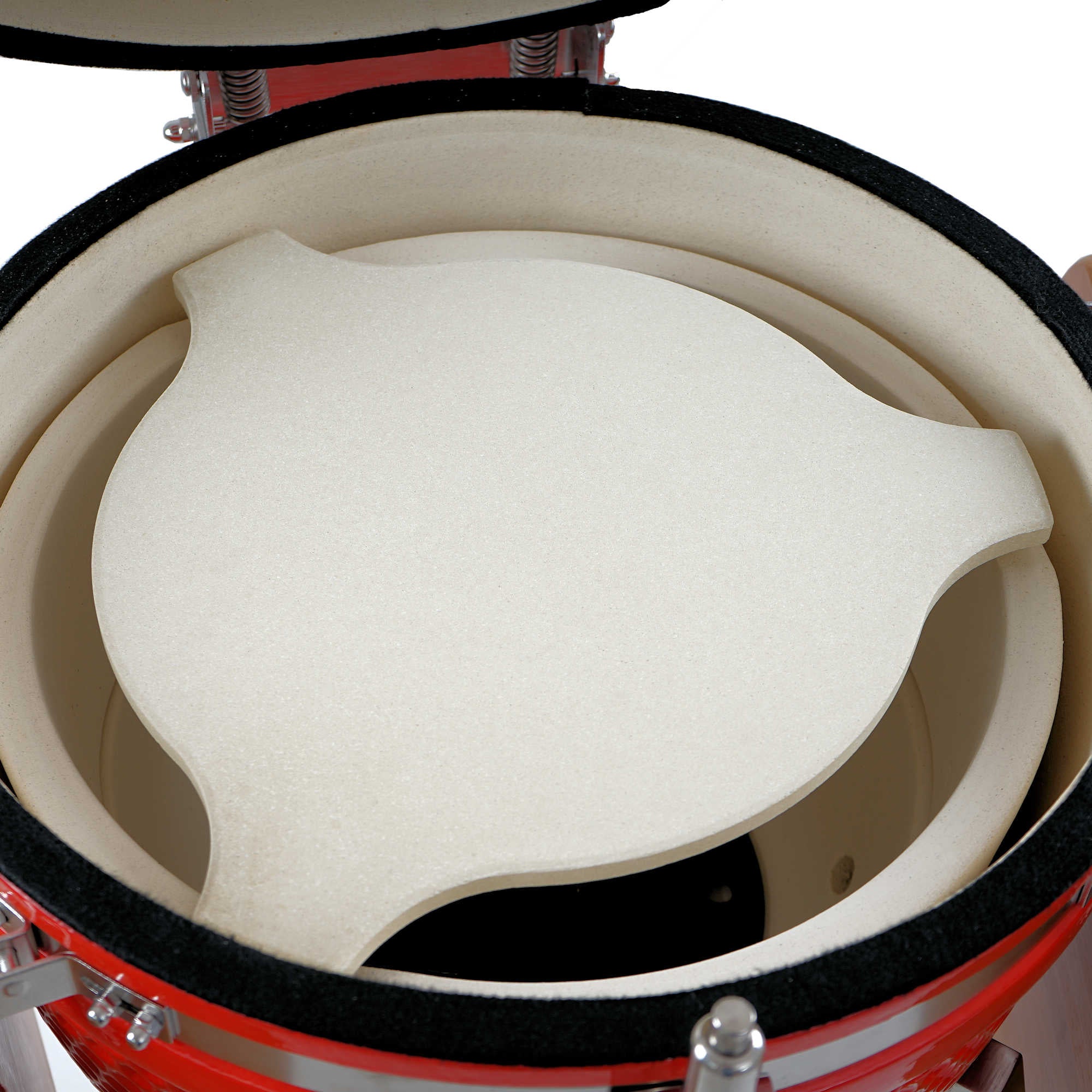 Deflektorstein, Ø 36 cm - Ø 46 cm, Pizzastein für Kamado Ø 52 cm