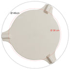 Pierre déflectrice, Ø 36 cm - Ø 46 cm, pierre à pizza pour Kamado Ø 52 cm