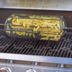 Grill carousel for rotisserie spits, stainless steel, 42.5 x 21 cm