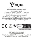 Edelstahl Grillaufsatz mit 6 Spießen