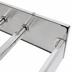 Grillaufsatz, 10 Spieße, 70 x 27-40 cm, Edelstahl, inkl. Motor links