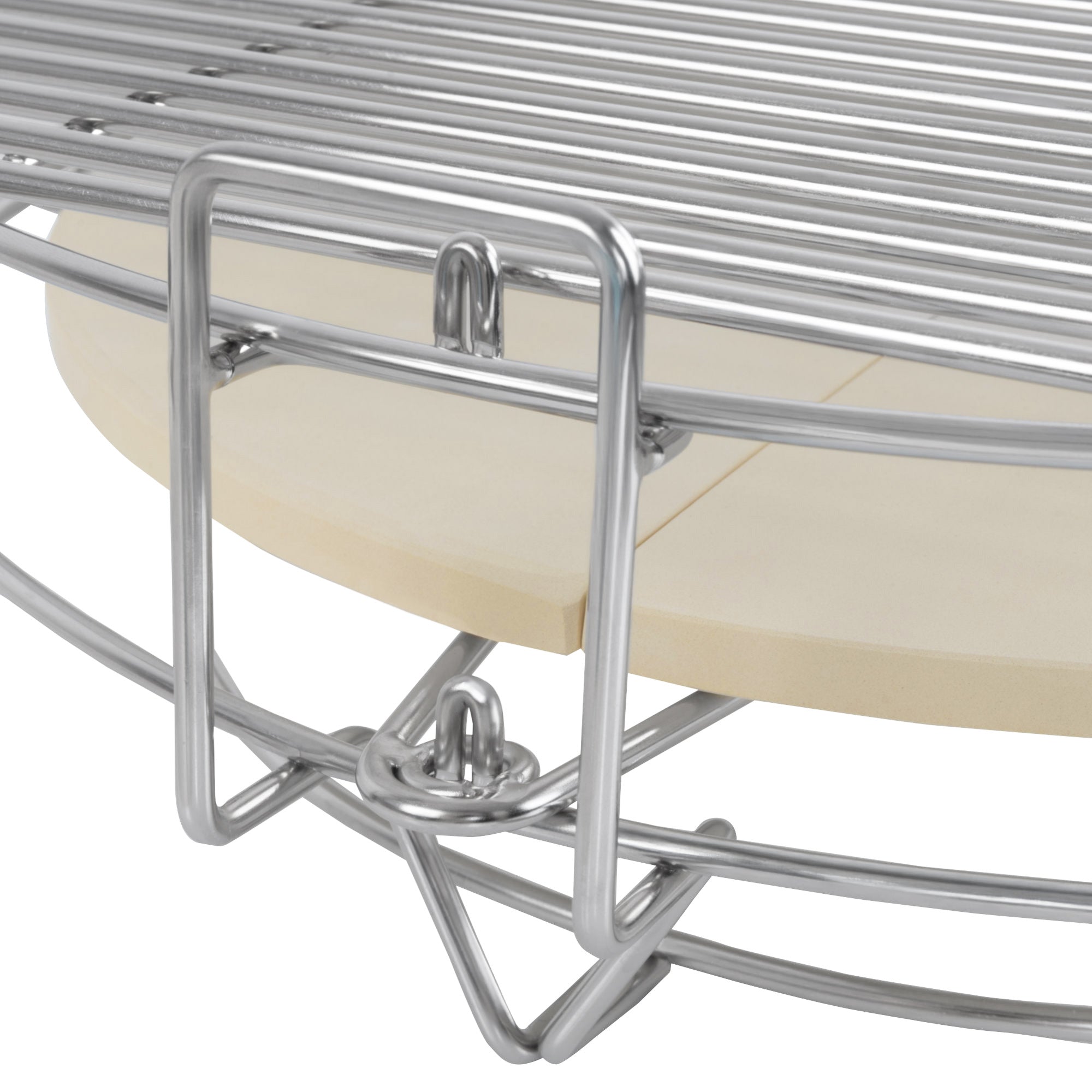Système de fumage pour Kamado, 3 niveaux, acier inoxydable