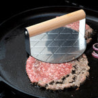 Smash Burger Set, 4-piece, including burger bells, smasher, spatula