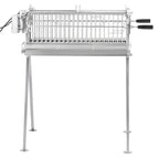 Doppel Spießgrill, Edelstahl, inkl. Motor und zwei Grillspießen