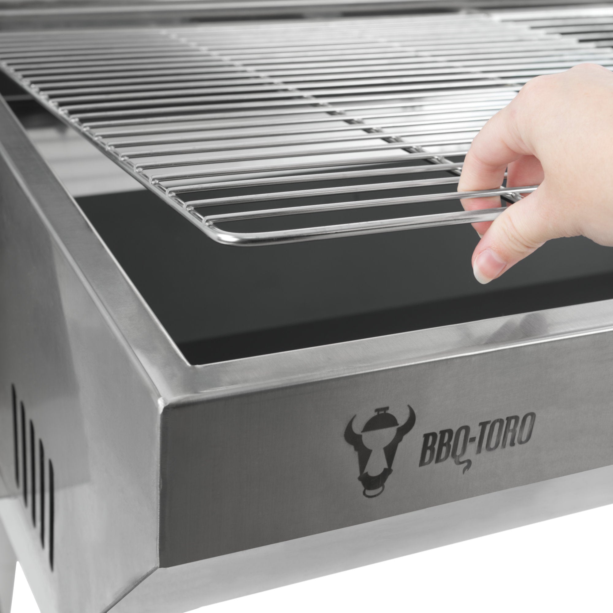 Spanferkelgrill, bis 60 kg, mobil, Edelstahl
