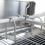 Spanferkelgrill, bis 60 kg, mobil, Edelstahl