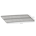 Warmhalterost, Metall, 61,5 x 27 x 1,3 cm, für 3. Ebene, PG2