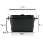 Baking pot, 2 liters, cast iron