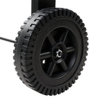 Charcoal grill cart, mobile, including thermometer