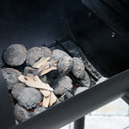 BBQ smoker grill, charcoal grill cart