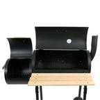 BBQ smoker grill, charcoal grill cart