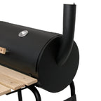 BBQ smoker grill, charcoal grill cart