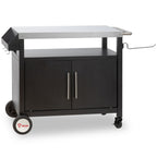 Grillwagen, silber/schwarz, 103,5 x 59 x 81 cm, inkl. großer Arbeitsfläche