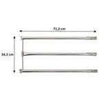 Stainless steel burner tube set, replacement burners for various Weber gas grills