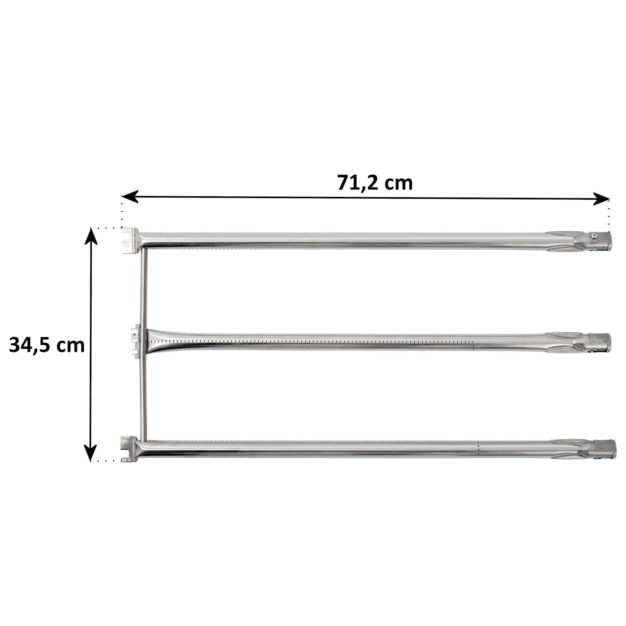 Stainless steel burner tube set, replacement burners for various Weber gas grills