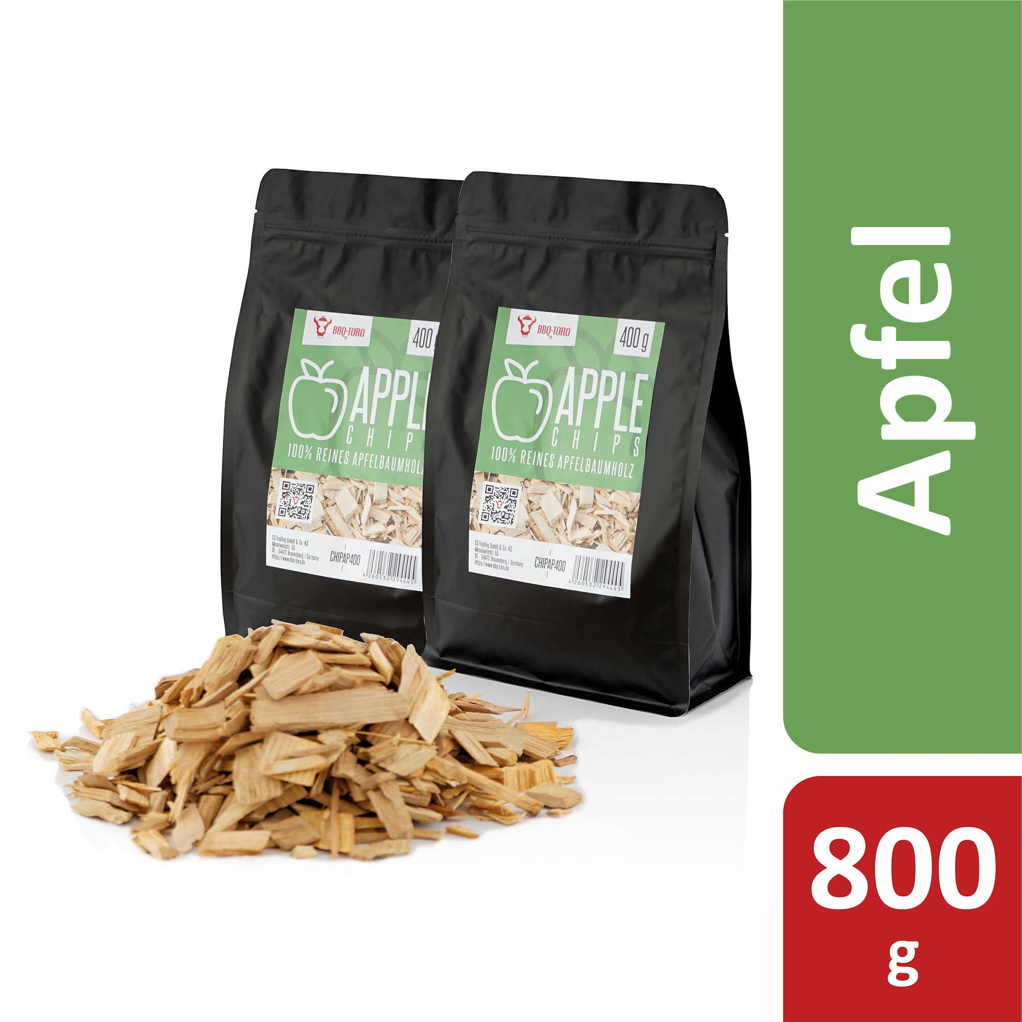 Räucherchips, Apfel, Smokerchips, Apfelholz