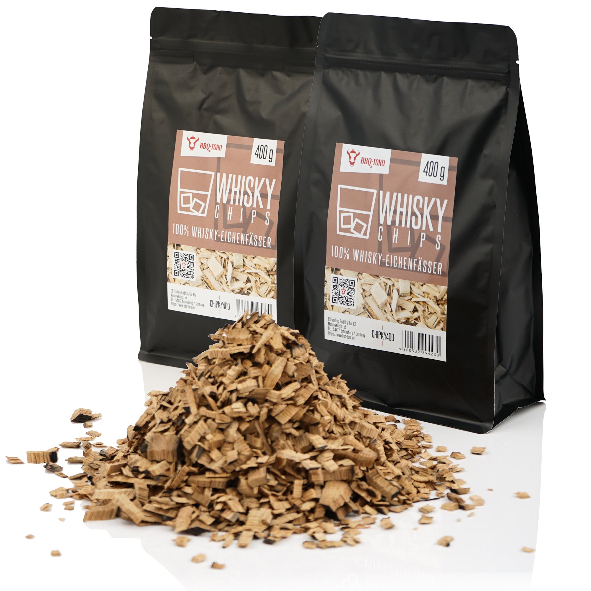 Räucherchips, Whisky, Smokerchips, 100% Whisky-Eichenfässer