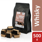 Morceaux fumés, whisky, fûts de chêne ayant contenu du whisky à 100 %