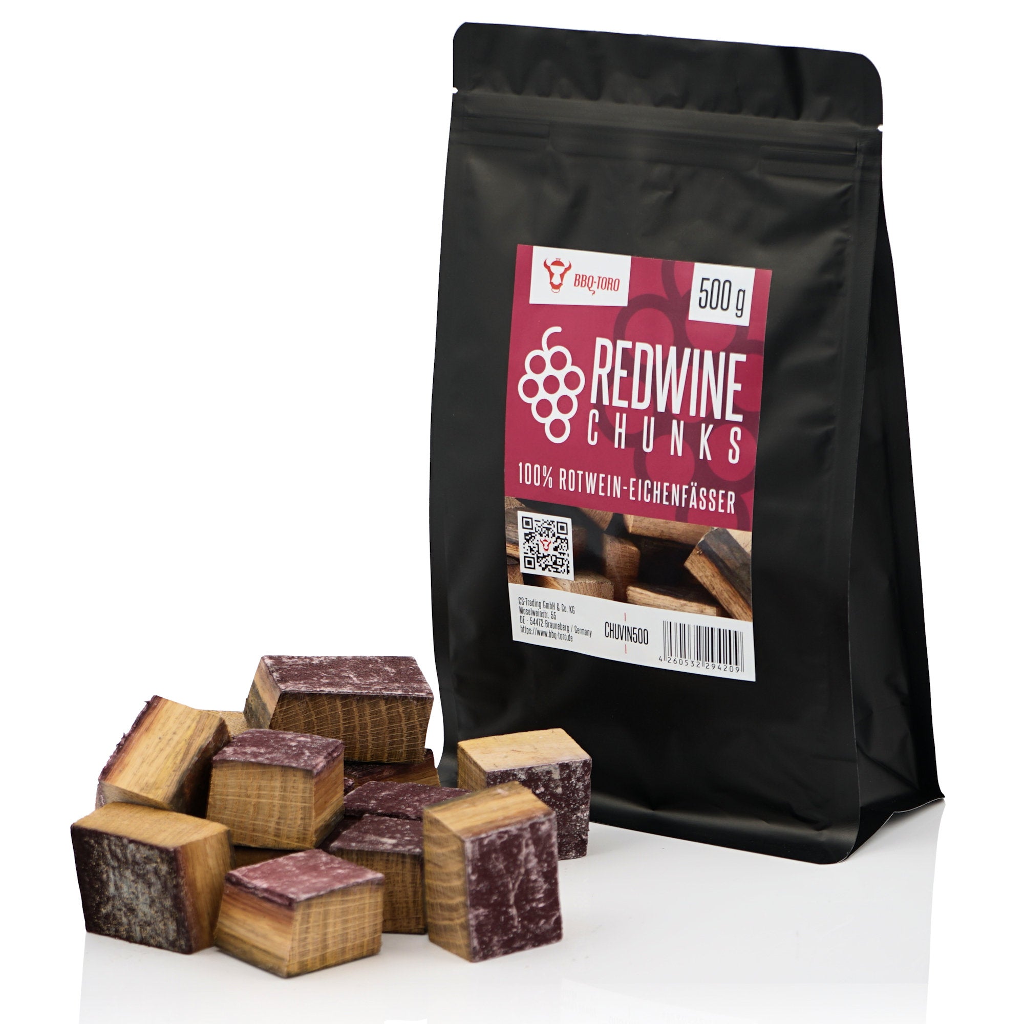 Räucherchunks, Rotwein