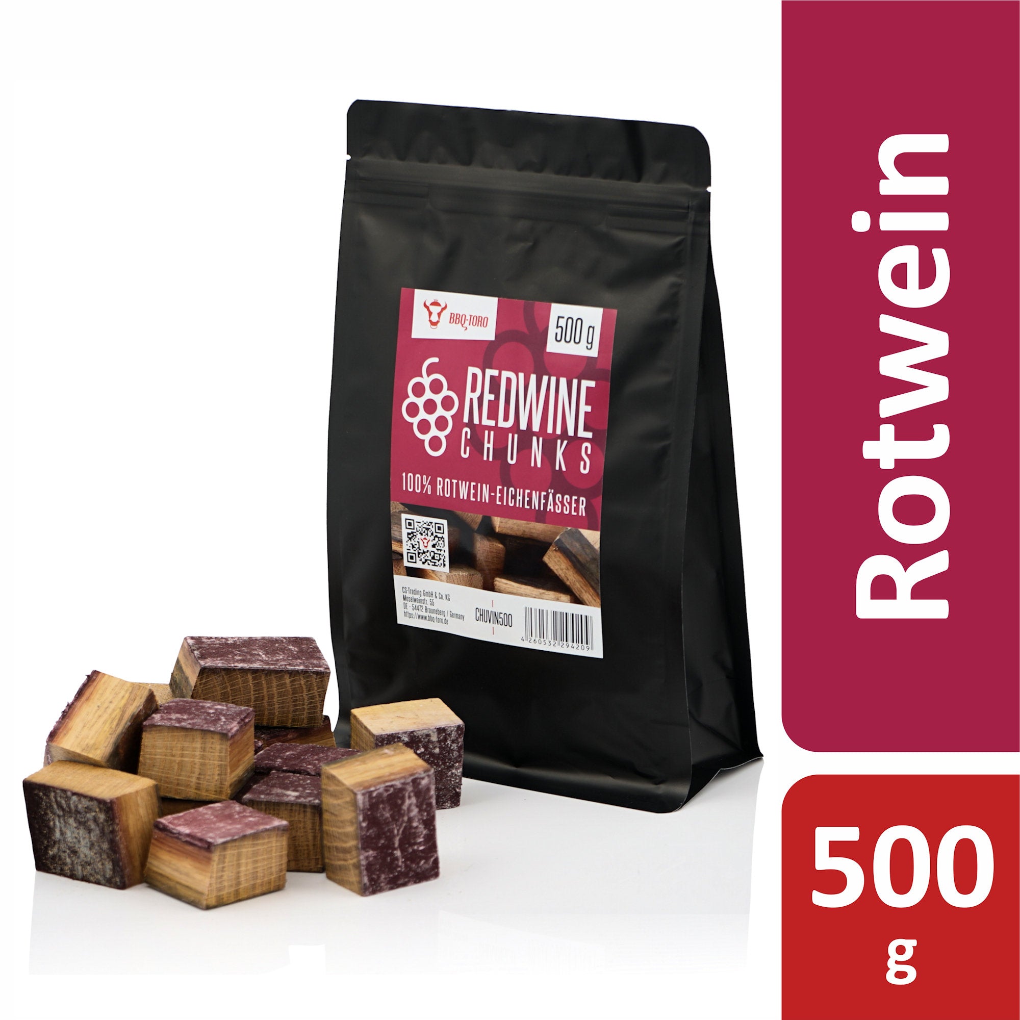 Räucherchunks, Rotwein