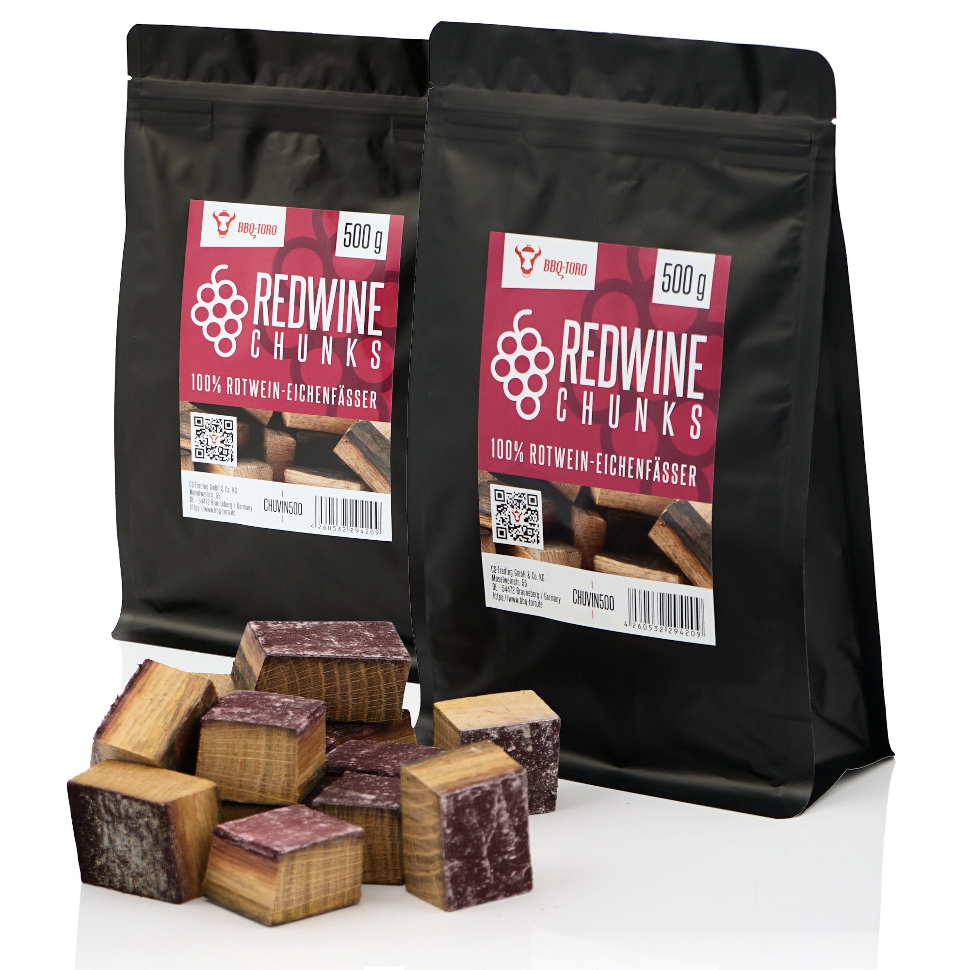 Räucherchunks, Rotwein