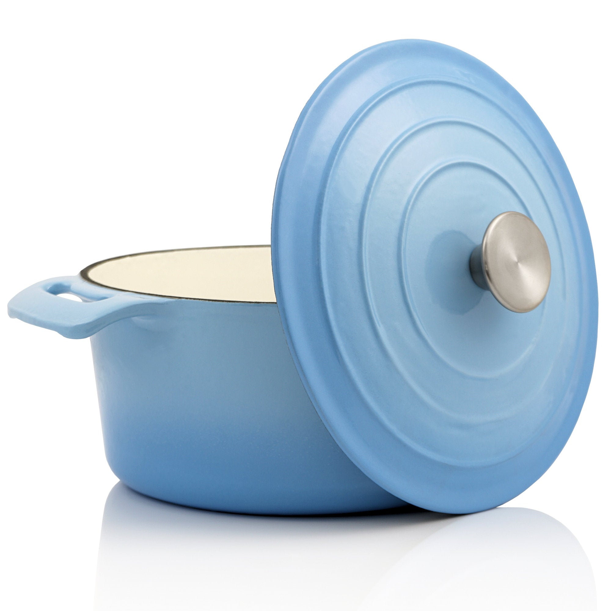 Cocotte en fonte émaillée, 4 litres, Ø 24 cm, couvercle inclus