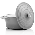 Cocotte, Gusseisen, Emailliert, 4 Liter, Ø 24 cm, inkl. Deckel