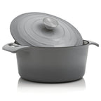 Cocotte, Gusseisen, Emailliert, 4 Liter, Ø 24 cm, inkl. Deckel