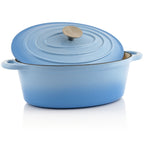 Cocotte, Gusseisen, Emailliert, 4,3 Liter, oval