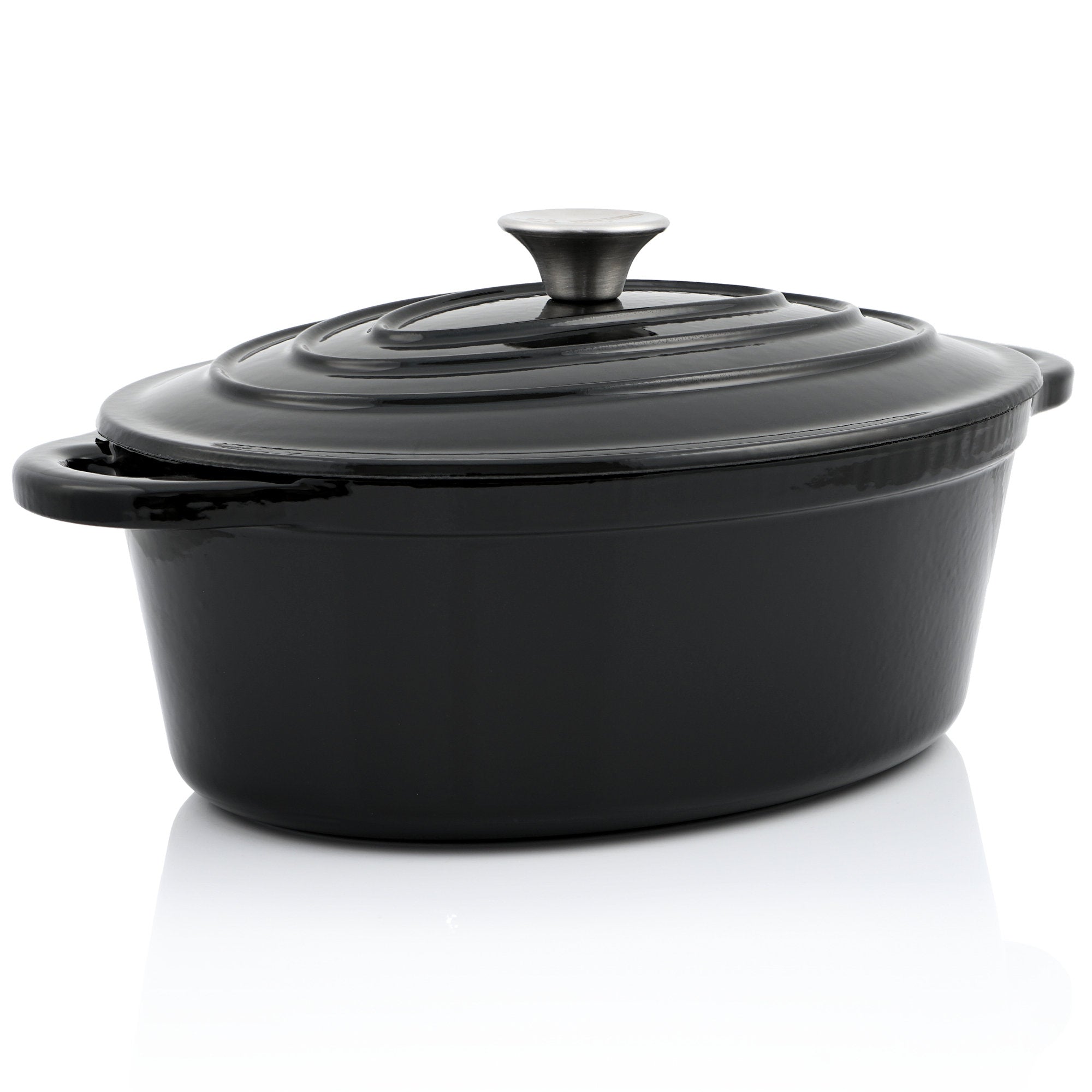 Cocotte ovale en fonte émaillée, 4,3 litres