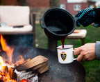 Mug « Pot Hero », émaillé, 350 ml, tasse à café pour le camping et les activités de plein air