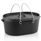 Dutch oven, cast iron, 9.3 liters