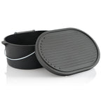 Dutch oven, cast iron, 9.3 liters