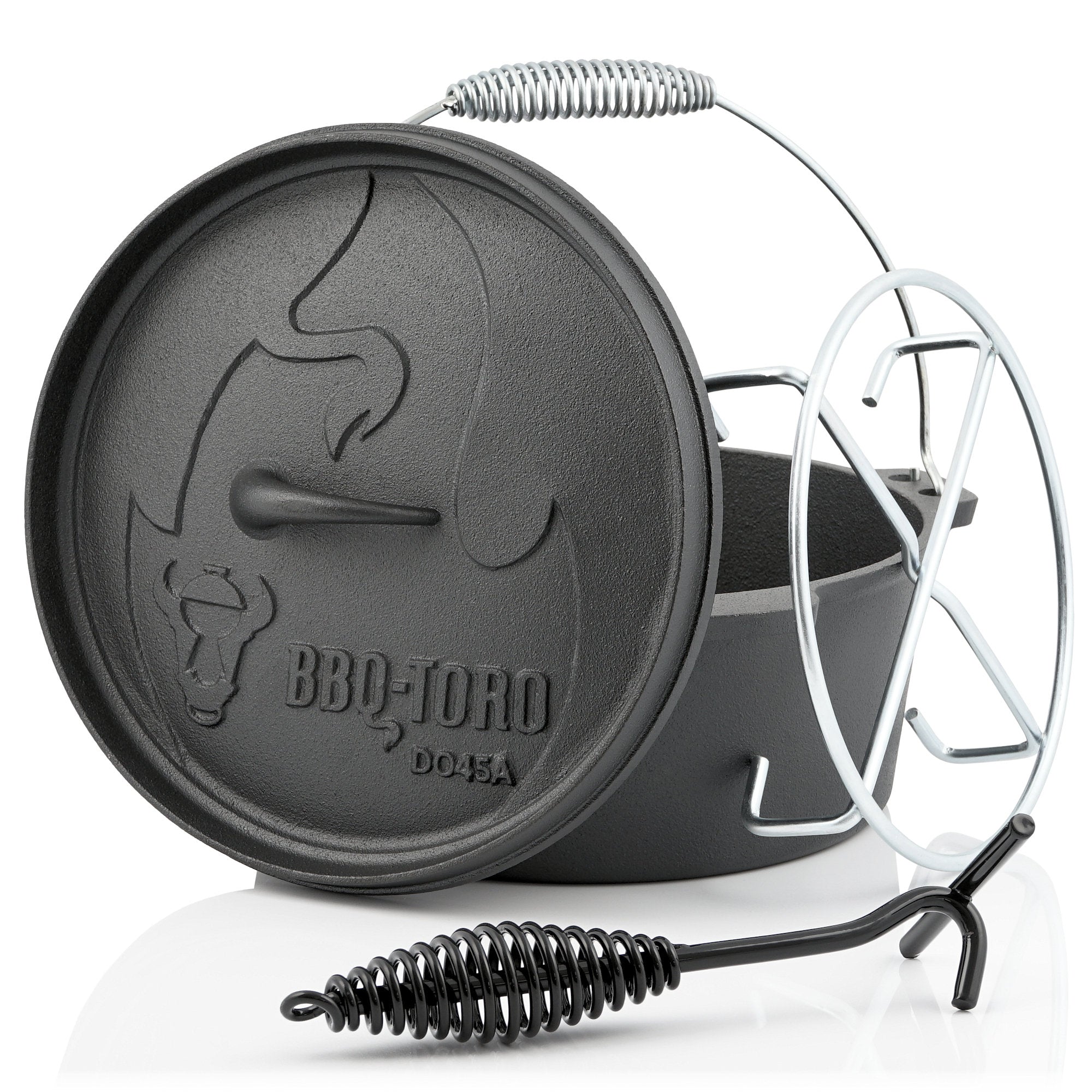 Dutch Oven, Starter Set 6-teilig, Gusseisen