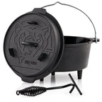 Dutch oven "enamel", cast iron