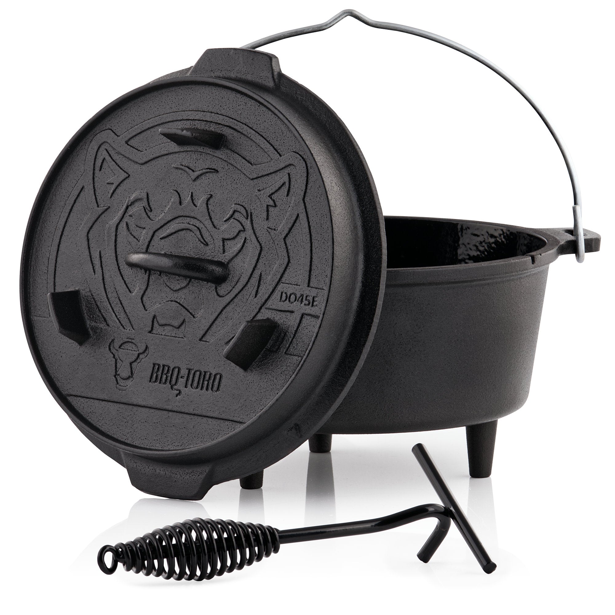 Dutch oven "enamel", cast iron