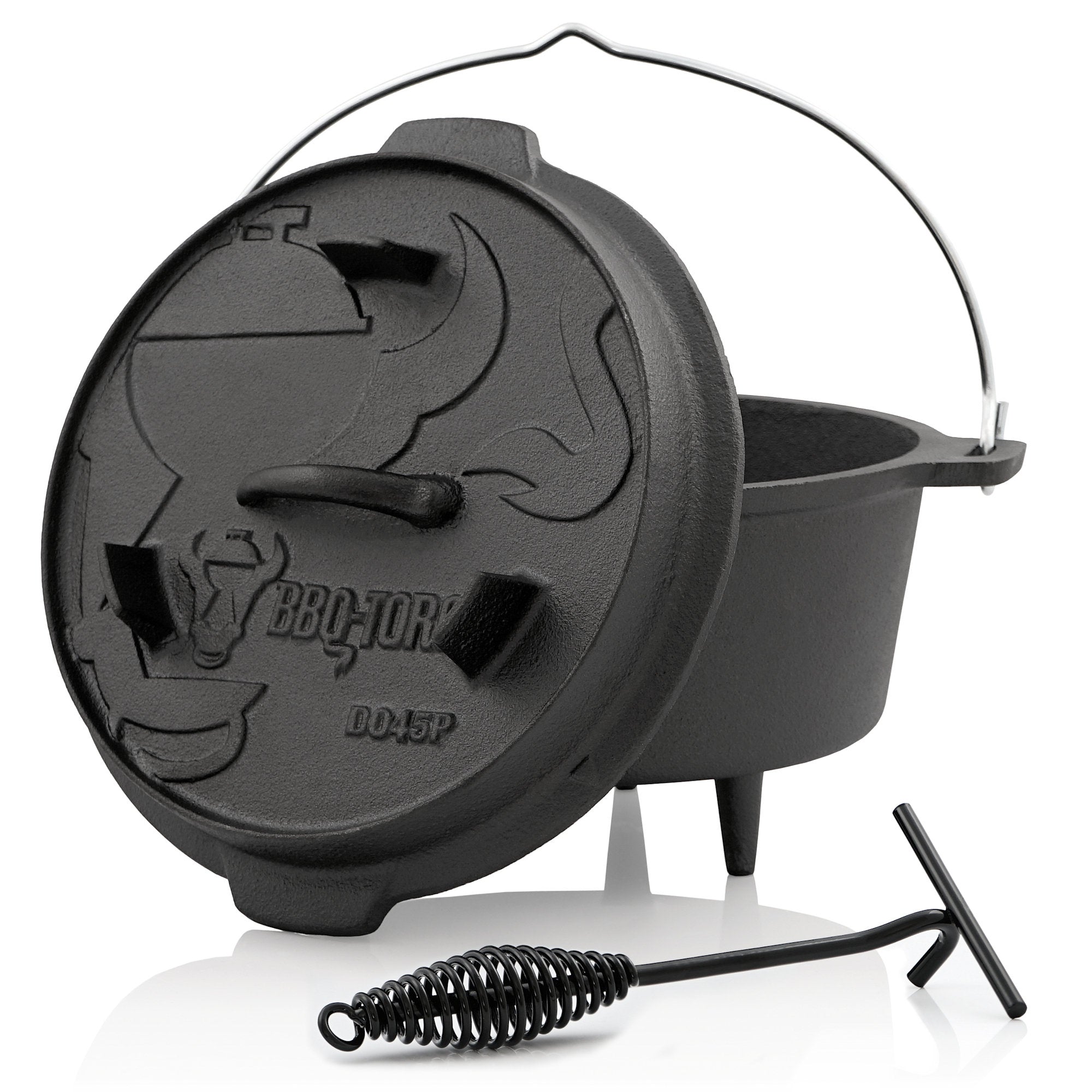 Dutch Oven, Starter Set 7-teilig, Gusseisen