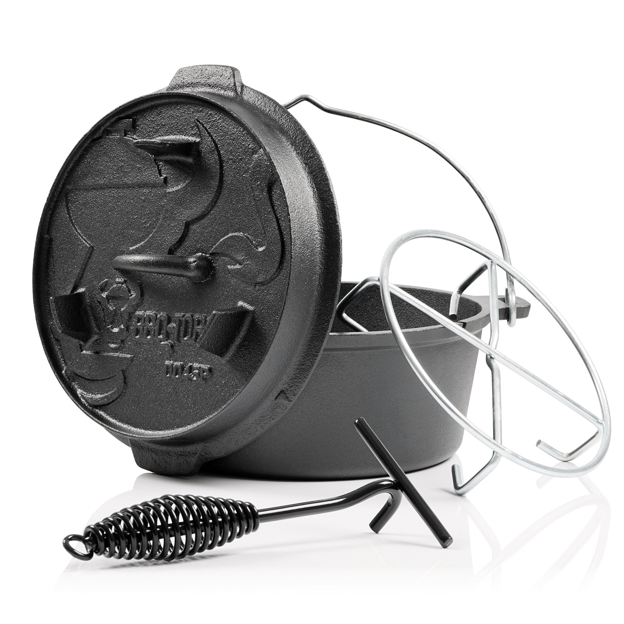 Dutch Oven, Starter Set 8-piece, Cast Iron