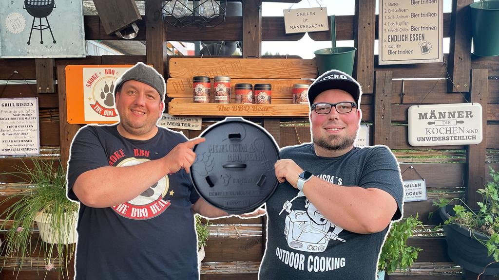 Cocotte en fonte « Votre cocotte en fonte préférée », 9 litres, Mc.Ellisda et BBQ Bear