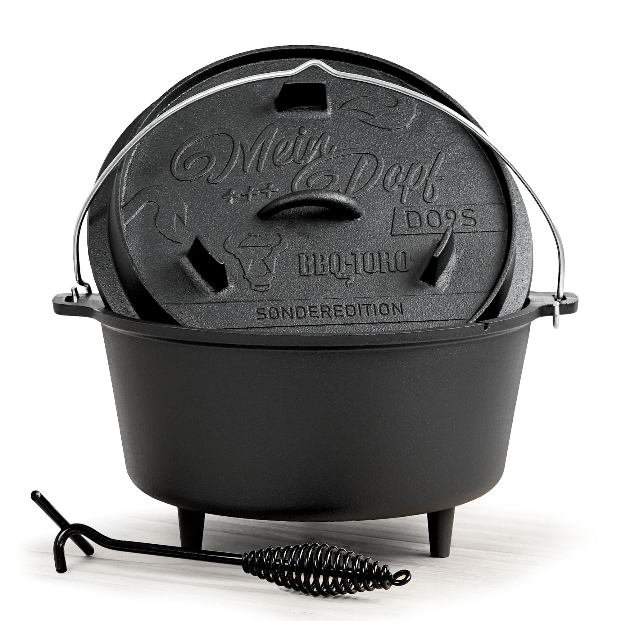 Dutch oven "Mein Dopf", cast iron, 9 liters