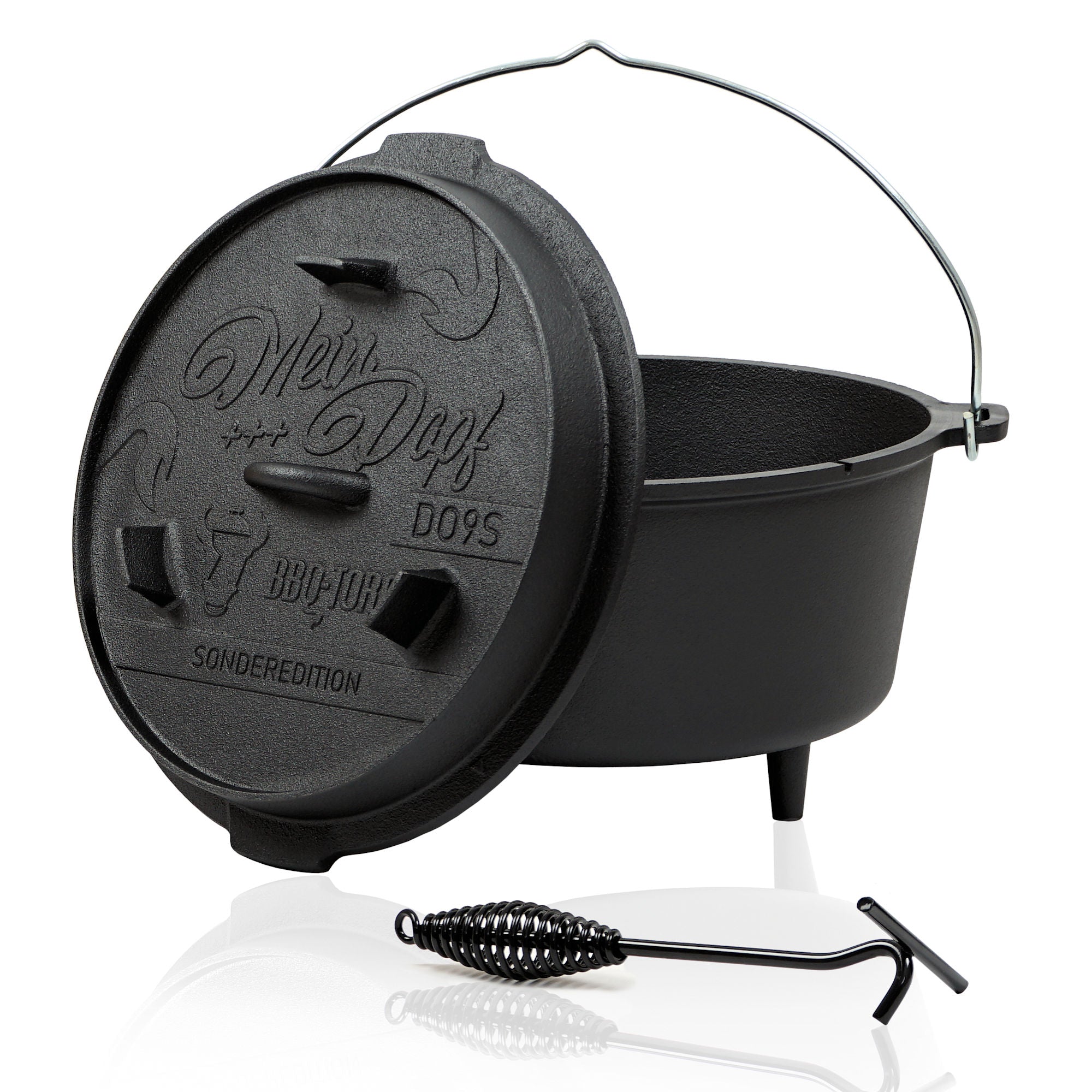 Dutch oven "Mein Dopf", cast iron, 9 liters