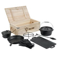 Dutch Oven, Set  8-teilig, Gusseisen