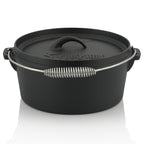 Cocotte en fonte, ensemble de 10 pièces, coffret en bois inclus