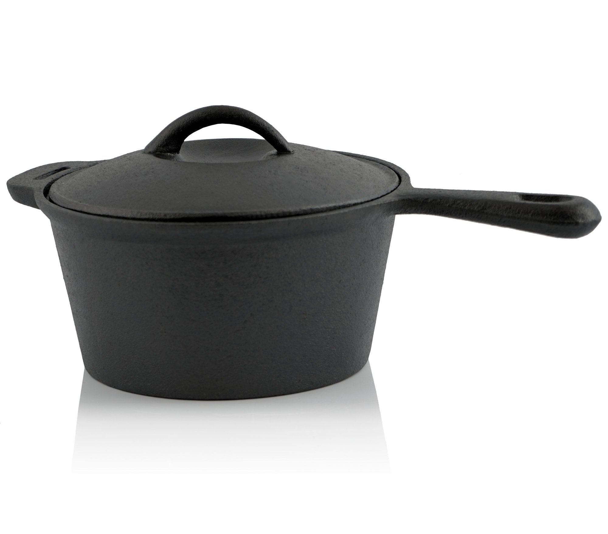 Dutch Oven, Set 7-teilig, Gusseisen, inkl. Holzkiste