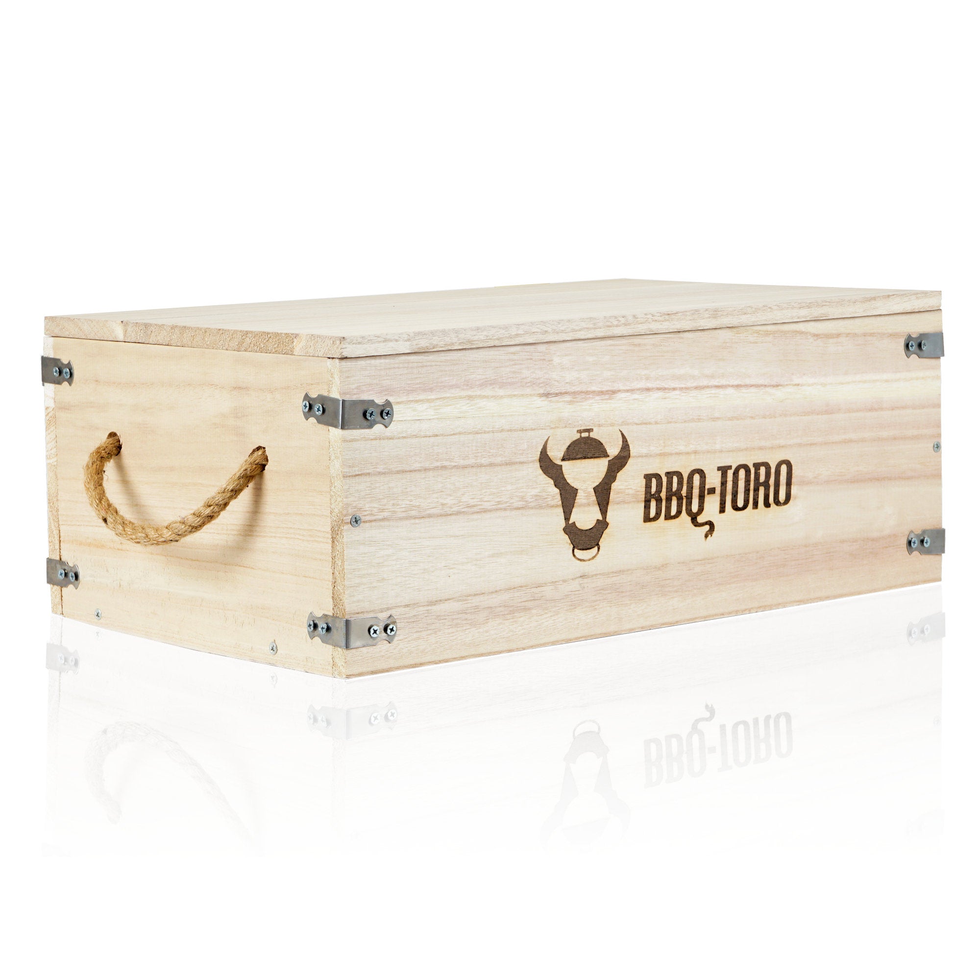 Holzkiste für Dutch Oven, rustikal, Aufbewahrungsbox