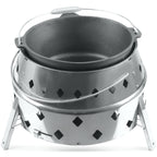 Dutch Oven Set, 6-piece, incl. Dutch Oven Grill "DOKING", 9 QT