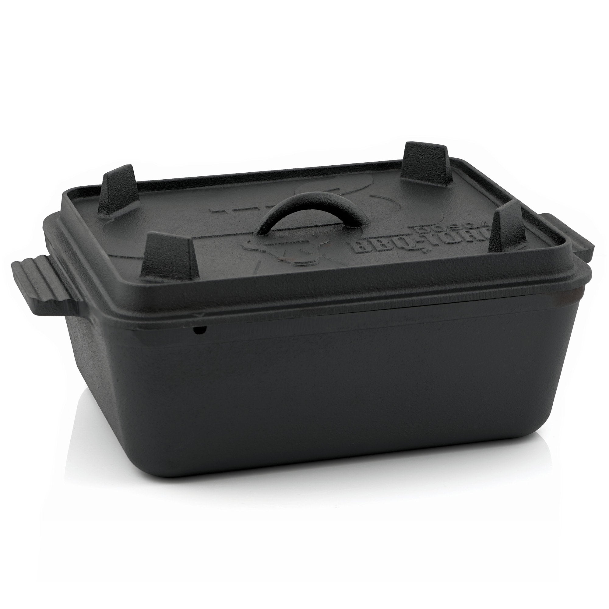 Dutch Oven Backtopf, 5,5 Liter, Gusseisen